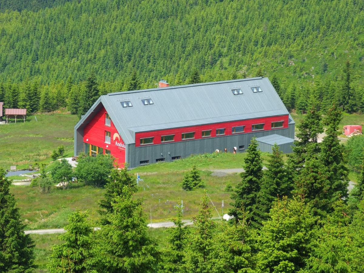 Penzion Andula Friesovy boudy Strážné Esterno foto
